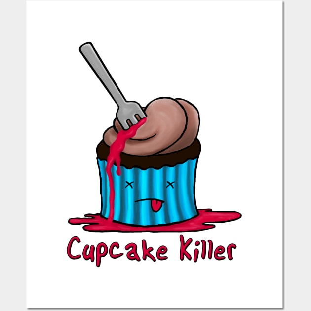 Cupcake Killer Wall Art by TheBlueNinja